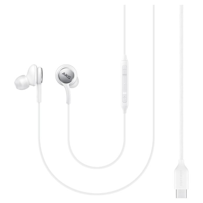 Originalne Slušalke Samsung AKG EO-IC100BWEGEU Type-C White (Bulk)