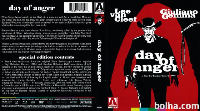 NOV BLU RAY in DVD, DAY OF ANGER v kompletu 3 disk