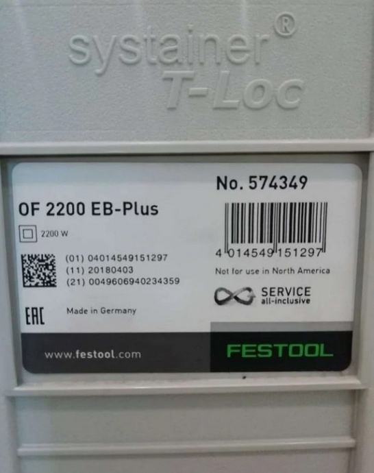 Frezalnik Festool OF 2200 EB-Plus