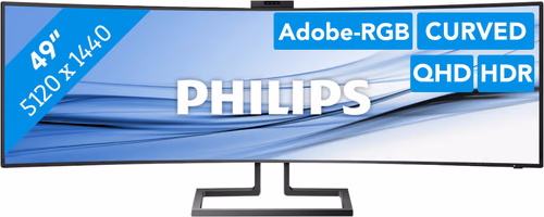 Philips 499P9H 49" SuperWide 2k curved LCD monitor (2x monitor v enem)