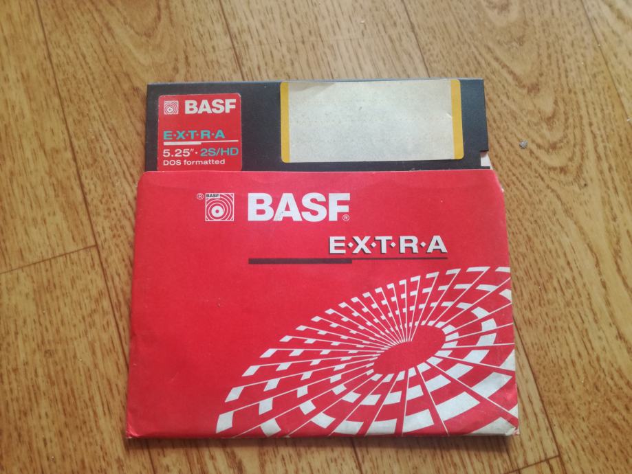 BASF 5.25" disketa