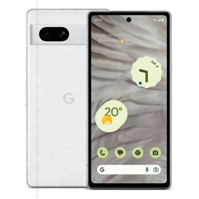 Google Pixel 7a ( snow) 8/128GB *NOVO*, OBROKI, *BREZ VEZAVE*