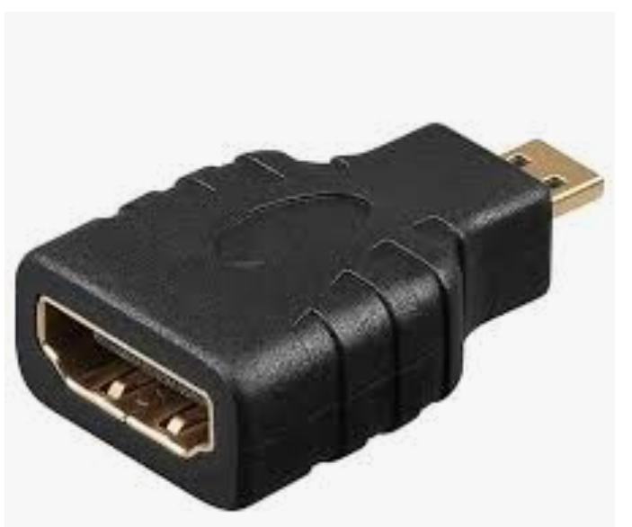 Pretvornik micro moški HDMI  na HDMI ženski adapter