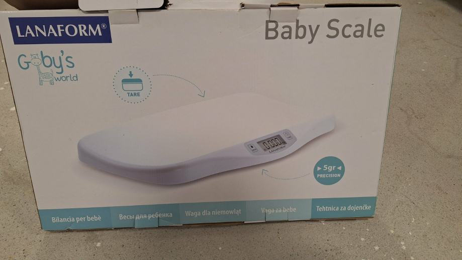 otroška tehtnica Lanaform Baby scale