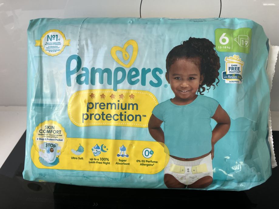 Pampers premium protection