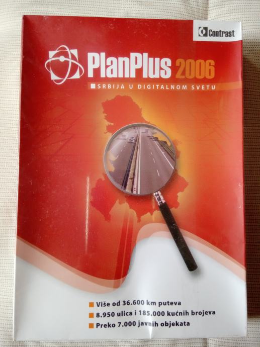 PlanPlus 2006 digitalna karta Srbija