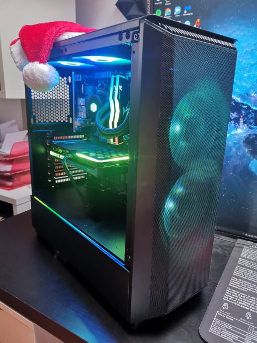 Ultra RGB Gaming PC/Računalnik - Ryzen 7 3rd Gen, RTX 3060 Ti,16gb ram