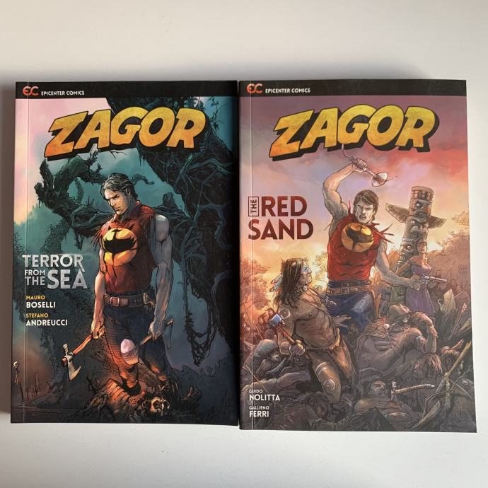 Zagor - 4 knjige v angleščini