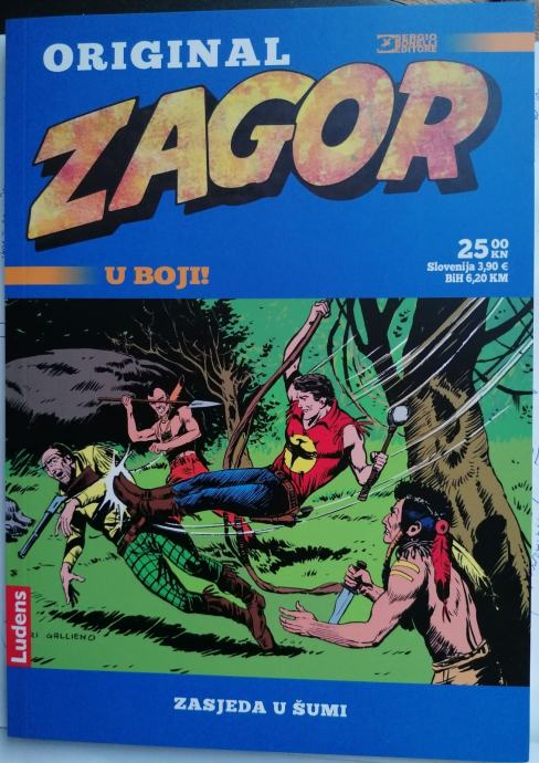 Zagor Original št. 1 Zasjeda u šumi (Ludens)