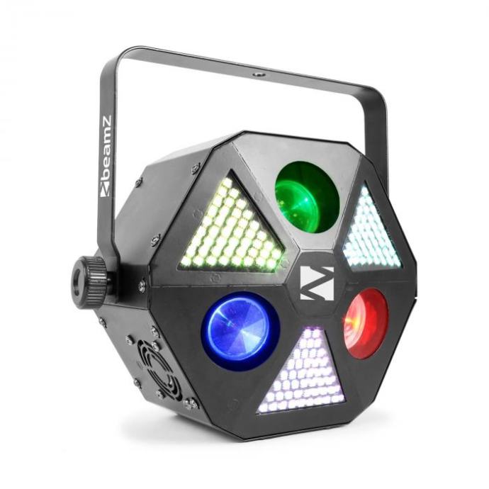 Beamz MADMAN, LED-REFLEKTOR, 132 RGB SMD LED-LUČK, DMX ALI SAMOSTOJNI