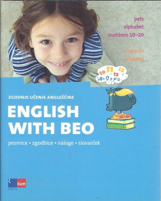 English with Beo : pesmice, zgodbice, naloge, slovarček