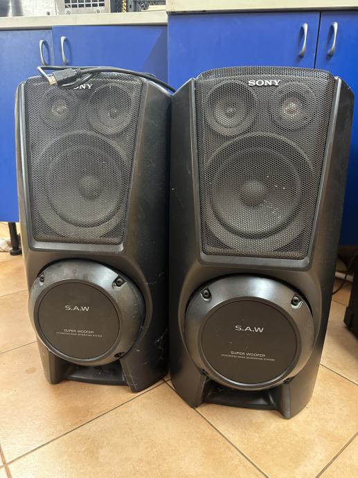 Sony S.A.W Super Woofer Speakers Model SS.XB8AV 60cm x 45cm x 29cm