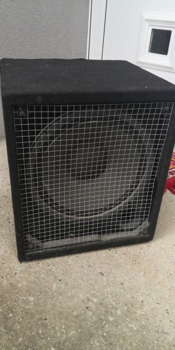 Vintage bass woofer zvočnik v ohišju,zvočniki,