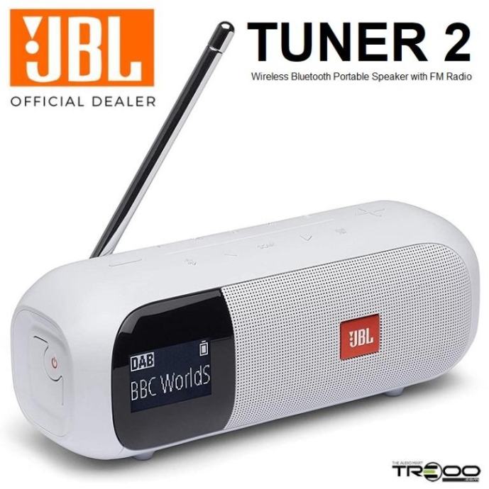 ZVOCNIK JBL TUNER 2 BEL DAB Bluetooth