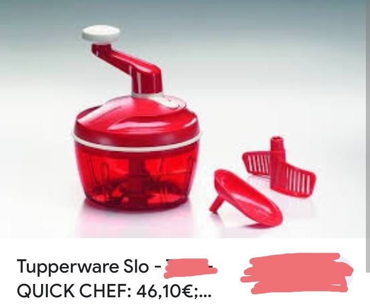 Sekljalnik Tupperware