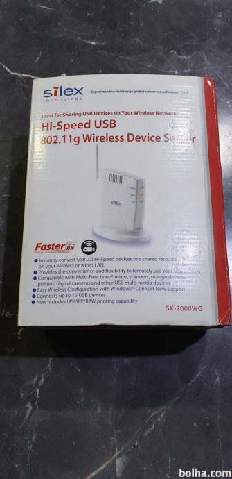 Hi speed USB wireless device server