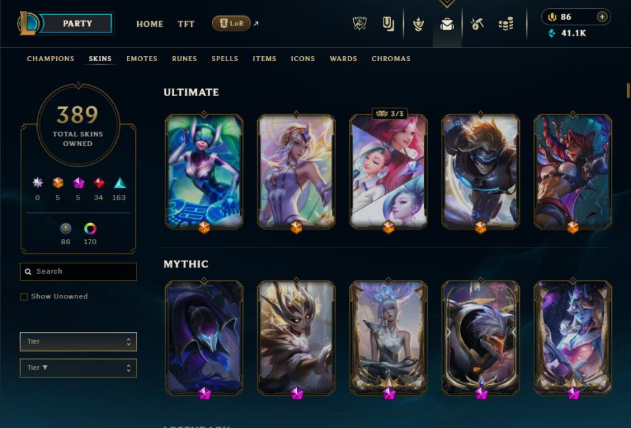 League of legends Account