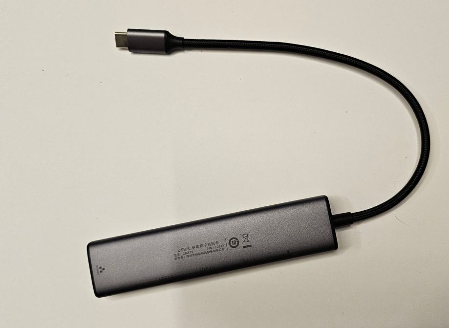 Ugreen CM475 priklopna postaja USB-C na 3x USB 3.0, RJ45, USB-C PD