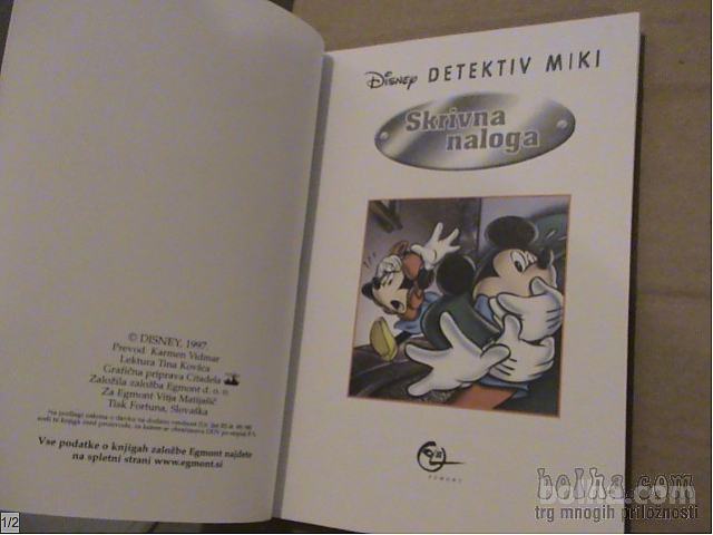 Detektiv Miki, Skrivna naloga: Walt Disney, 1997, naprodaj