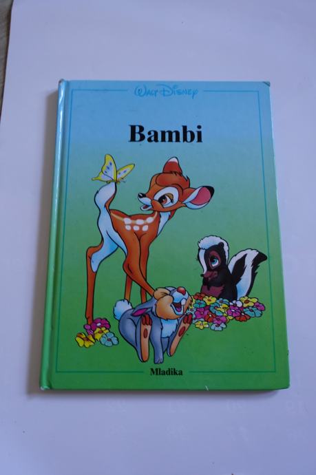 Knjiga BAMBI, Walt Disney, izdana 1990