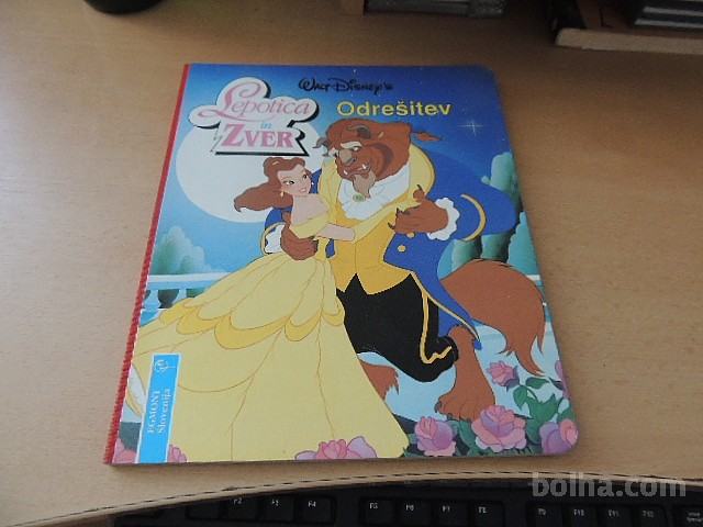 LEPOTICA IN ZVER ODREŠITEV WALT DISNEY ZALOŽBA EGMONT 1994