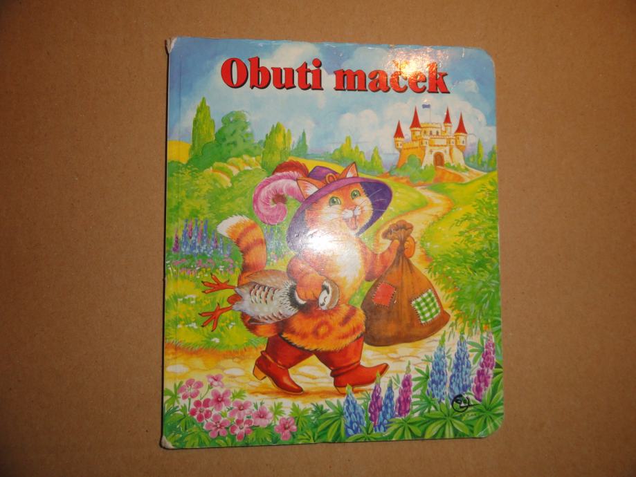 OBUTI MAČEK, OTROŠKA KARTONKA