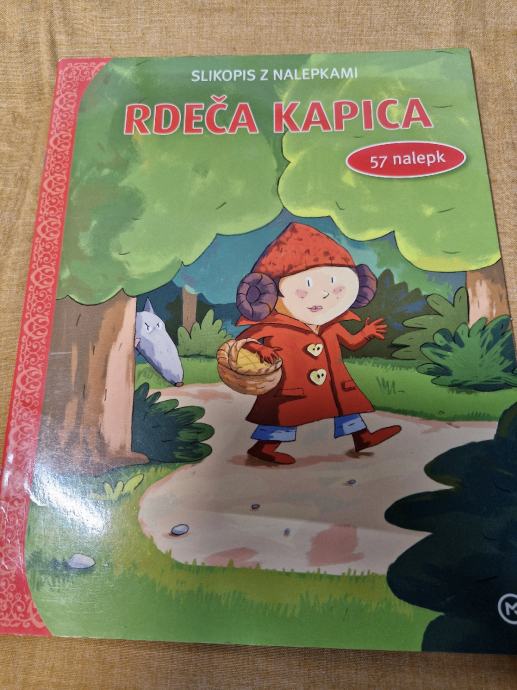 Rdeča kapica. Slikopis z nalepkami. Mladinska knjiga.