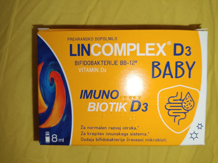 NOVO LinComplex D3 baby ImunoBiotik D3 - 8ml