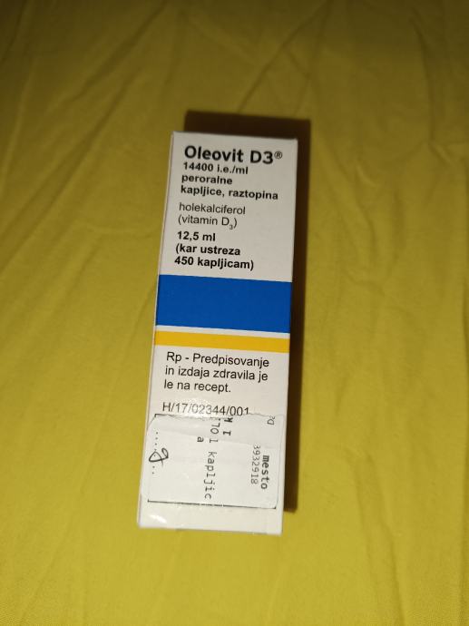 NOVO Oleovit D3 kapljice - 12.5ml