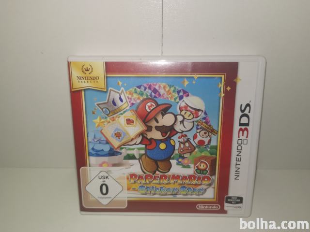 Paper Mario Sticker Star 3ds