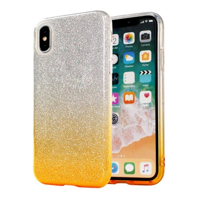 Bling Case zaščitni ovitek (TPU) za mobilnik Apple iPhone X Gold