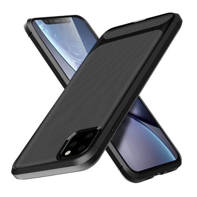 Carbon Protect Case (TPU) za mobilnik Huawei P40 Lite E Black