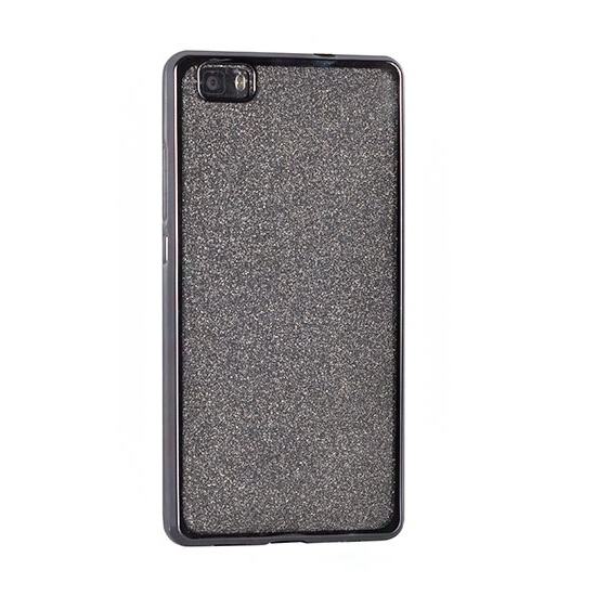 Elektro Glitter zaščitni ovitek (TPU) HUAWEI P10 LITE DARK GREY