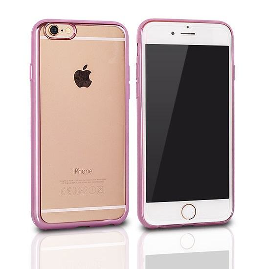 Zaščitni ovitek za Apple iPhone X (5,8") Clear Case Pink