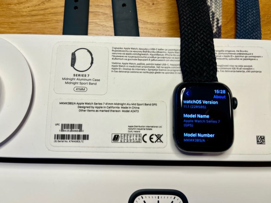 Apple watch s7 41mm MKMX3BS/A, 32gb