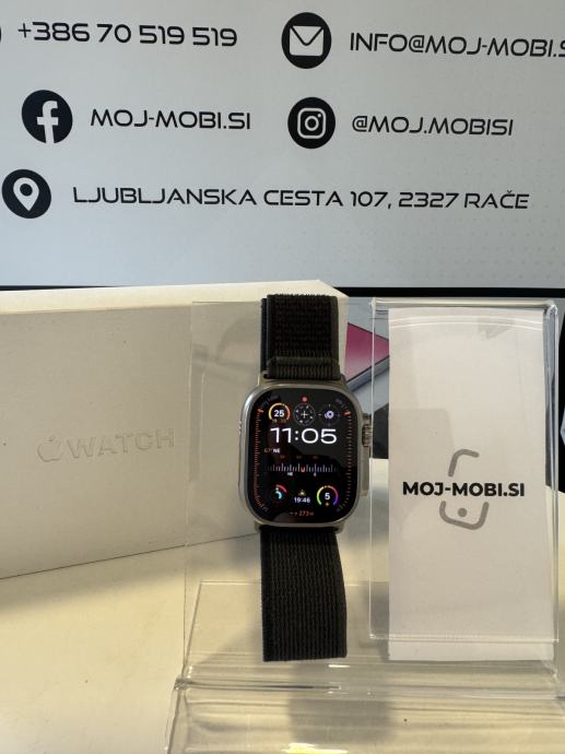 Apple Watch ULTRA 1, Black/Gray Trail loop M/L pašček