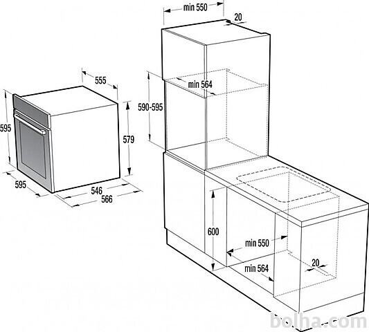 Духовой шкаф gorenje bop799s51x