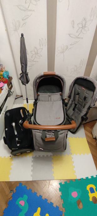 Otroški voziček Peg-Perego YPSI komplet + lupinica Maxi-Cosi