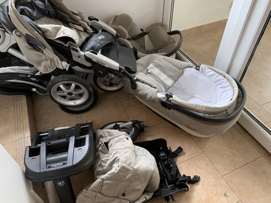 Peg Perego GT3 beige komplet z isofix base