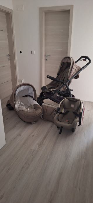 Voziček Peg Perego z lupinico za avto (3 v 1)