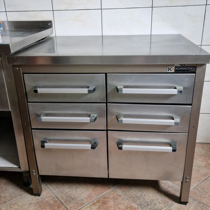 Pult  Inox s predali