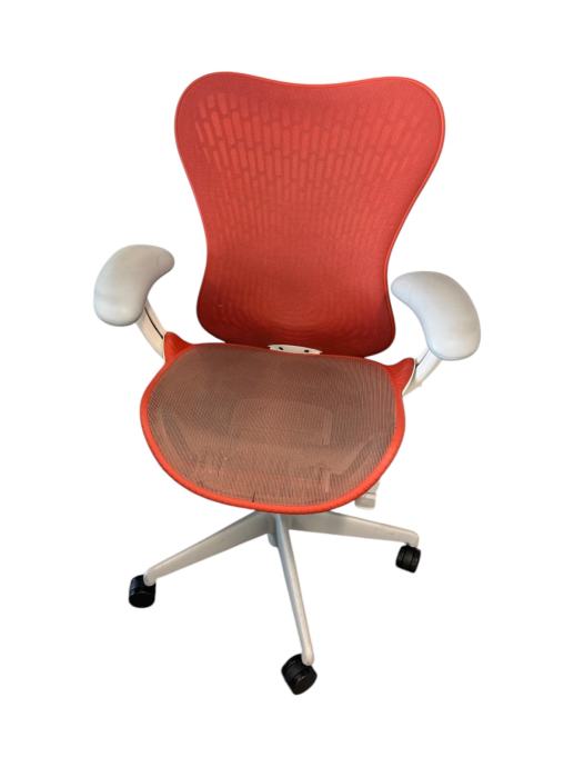 Refurbished Herman Miller Mirra 2 Butterfly Twilight/Studio Orange