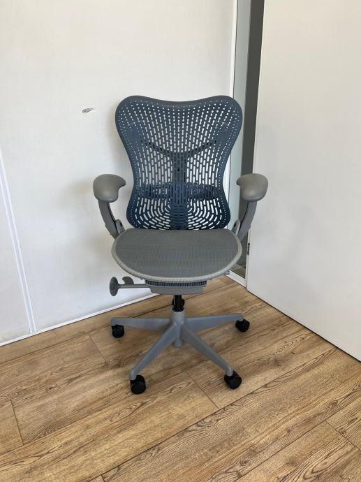 Refurbished Herman Miller Mirra Grey Blue Fog