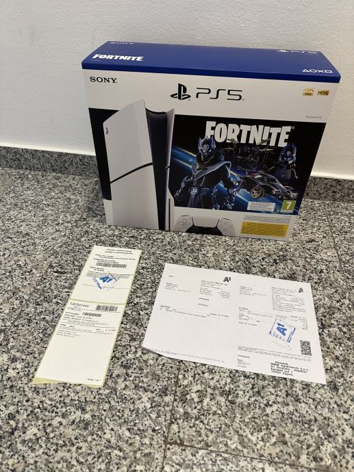 Sony PlayStation 5 PS5 Slim D chassis + Fortnite VCH NOVO