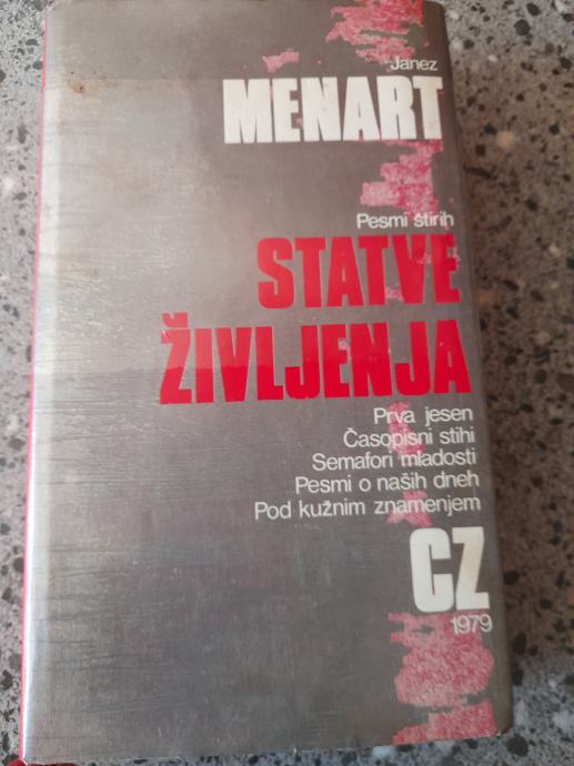 Janez Menart Pesmi štirih STATVE ŽIVLJENJA CZ 1979