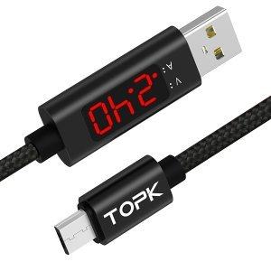 Kabel USB - micro USB, AC27, 3A, 1m, črn