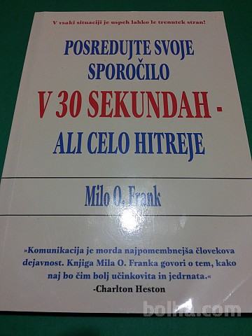 Knjiga N21: POSREDUJTE SVOJE SPOROČILO V 30 SEKUNDAH