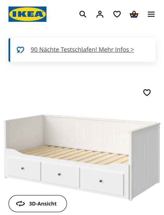 UGODNO! Postelja / Posteljni okvir - IKEA Hemnes / LJ, CE ali MB