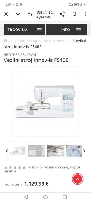 Vezilni stroj