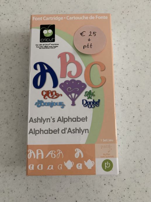 Cricut rezalna kartuša - Ashlyn's Alphabet